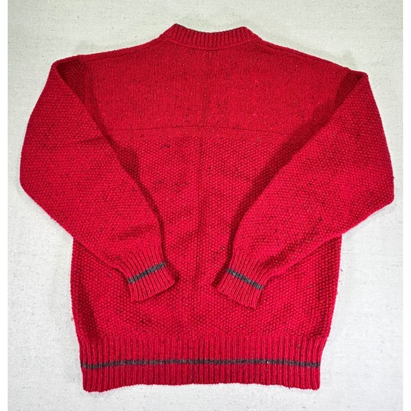 Vintage ALPS Men's Medium Rugged Outdoors Wool Sweater Lodge Ski Wear Crewneck - Picture 5 of 5